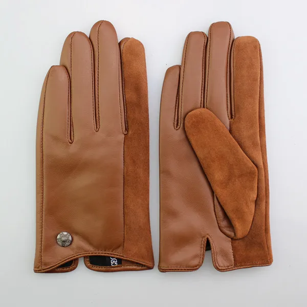 wholesale winter wearing short fashion leather glove women