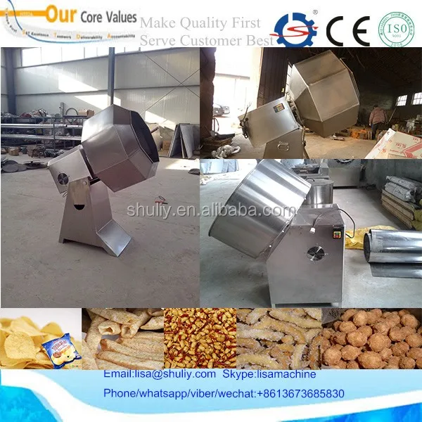 Electric Peanut Coating Machine Peanut Seasoning Mixing Machine