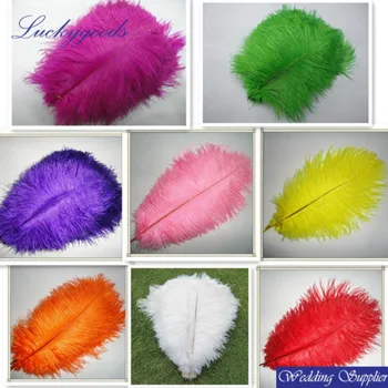 Lnm001,Lnm002 35-40cm Colorful Ostrich Birds Feather For Sale Cheap ...