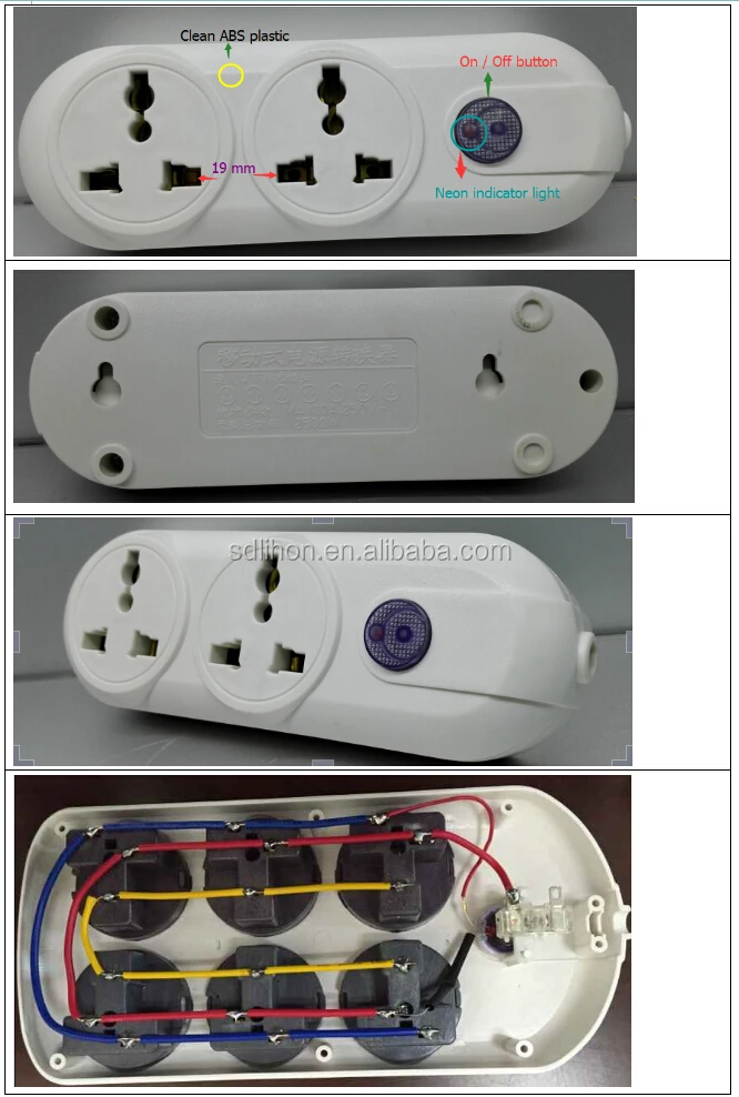 Multi Pin Plug Sockets/ Fused Plug Extension Cord Buy 3 Pin Multi