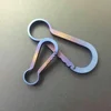Titanium alloy key chain carabiner keychain hook outdoor camping climbing tools