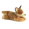 A028 Animal Plush Coyote Wolf Stuffed Toy Animal Brown Fluffy Lying Sleeping Pillow Soft Baby Gifts Plush Wolf Dog Toy