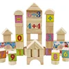53pcs Enlightening Wooden Blocks DIY Toys for Children Early Education