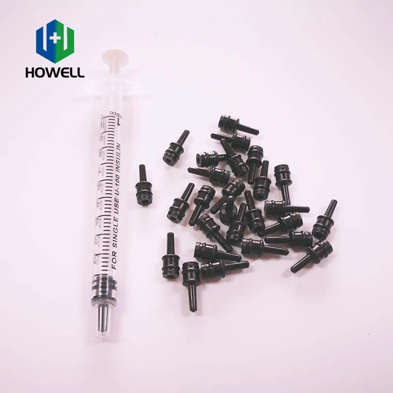 High Quality No Allergic Reaction Clinic Used Syringe Rubber Plunger