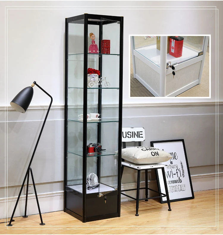 High Quality Luxury Transparent Glass Jewelry Display