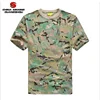 Short sleeve 100% cotton Wood land camouflage custom military T shirt