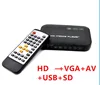 Portable Advertising Player Mini 1080P Full HD Media Player with HD/AV/VGA/ USB/SD/MMC Autoplay Function