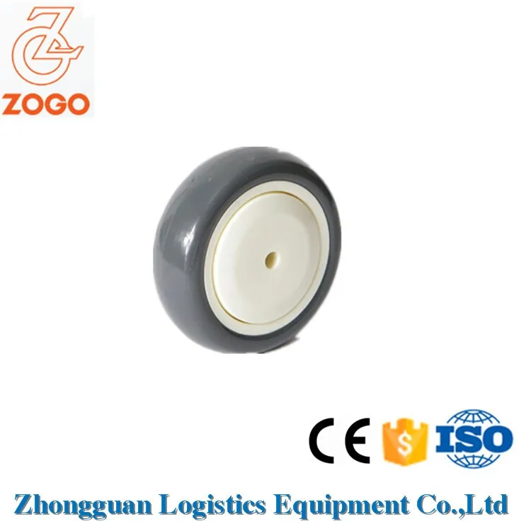 4/5 Inch Plastic Threaded Brake Caster/baby Stroller Wheel/ball Bearing