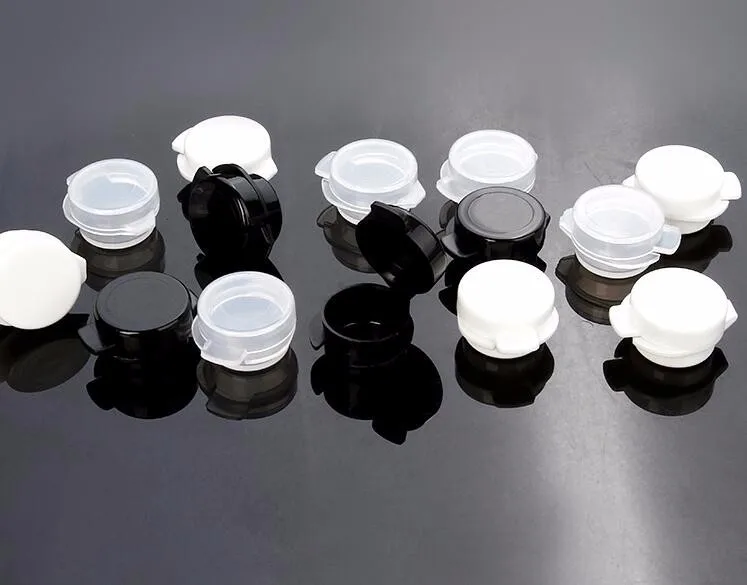 Cosmetic Packaging Jar Empty Flip Hinged Up Cosmetic Flip Top Plastic