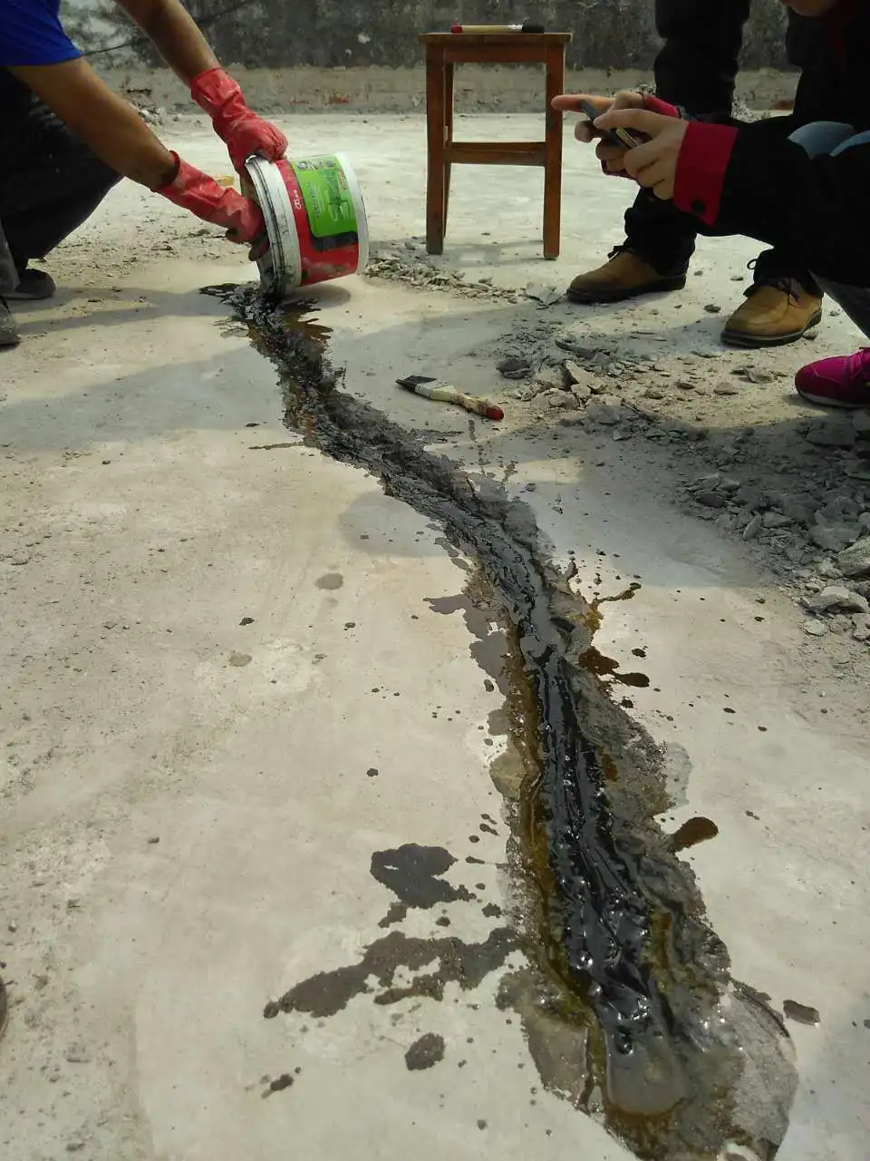 Water Based 2k Modified Epoxy Grout Polyurethane Acrylic Waterproof