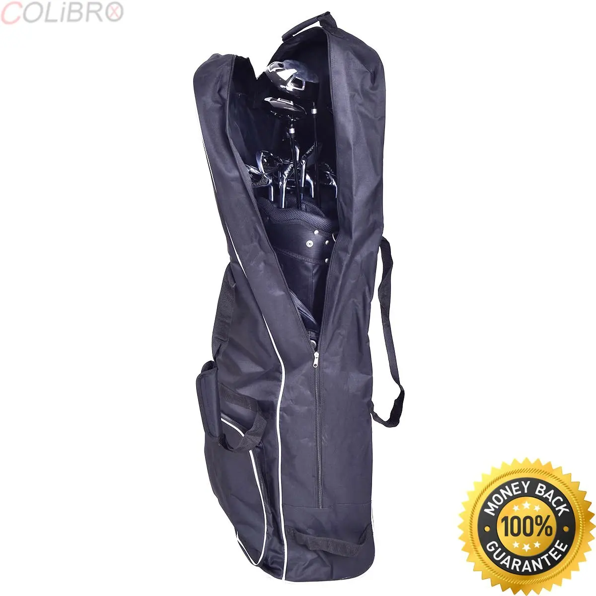 Golf Bag Rain Find Deals On Line At Alibaba Get Quotations Colibrox Black Foldable Golf Bag Travel Cover With Wheel Lightweight Oxford Club Champ
