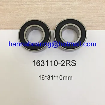 Ochoos 2pcs 163110-2RS 163110 Ball Bearing 16x31x10mm 163110 2RS Bike axis Repair Bearing unstandard 6002-2RS