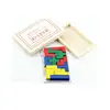 Hand Held Colorful Wooden Puzzle Brick Games Wood Intelligence Toys Tetris