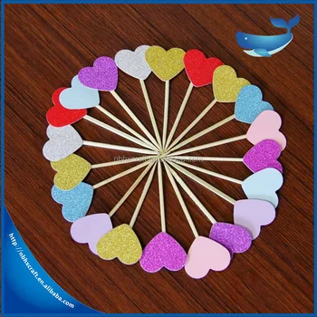 Gold Sliver Red Blue White Color Birthday Party Supplies Glitter