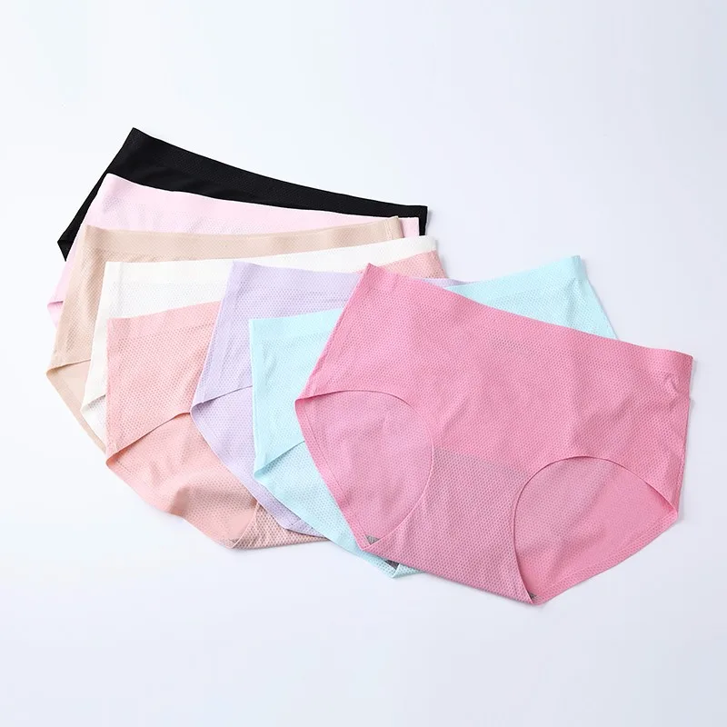 Seamless Wholesale Satin Feel Panties Young Girls Wearing Knickers With ...
