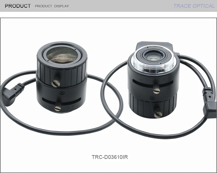 1/1.8 1/2.5 1/3 format cs mount DC IRIS Manual focus zoom lens with IR Correction