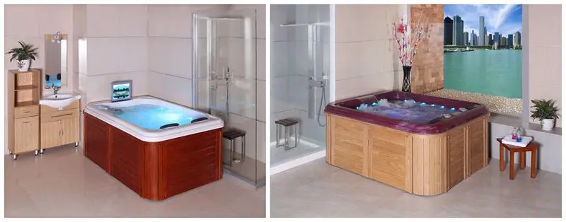 Hs 291y Luxury Small Size Jet Whirlpool 2 Person Indoor Hot Tub With Tv Buy 2 Person Indoor