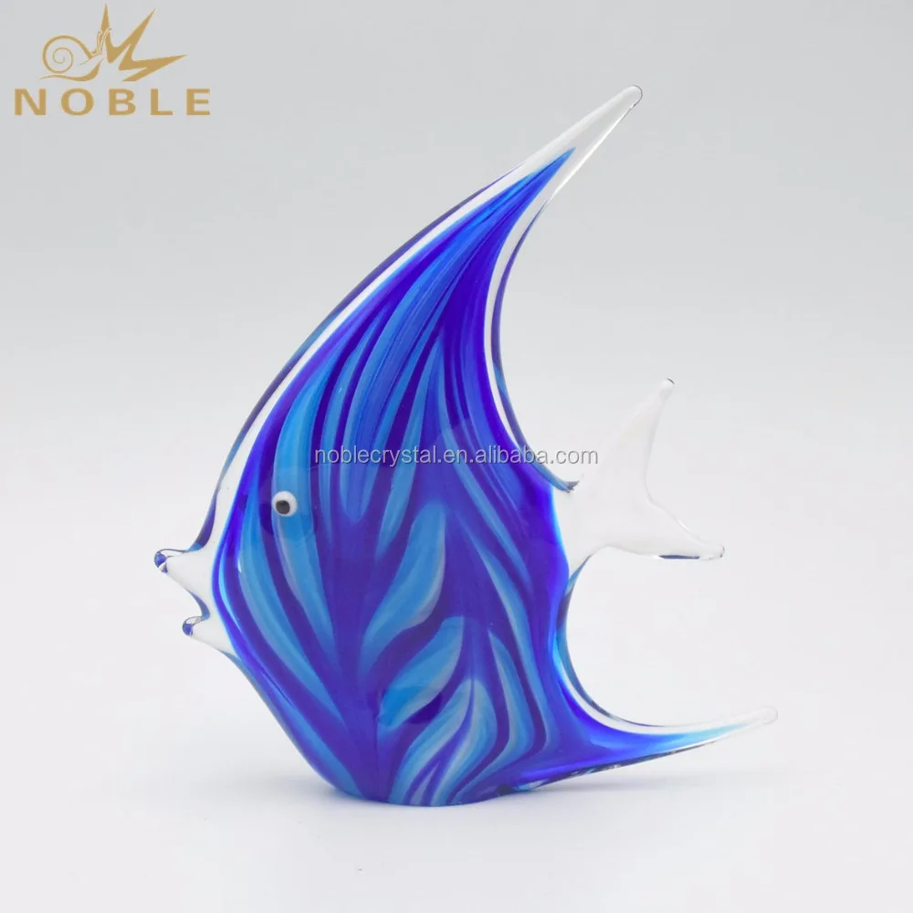 Noble Personalized Vivid Floating Fish Glass Art Sculpture Crafts Buy
