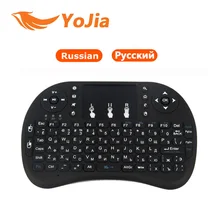 Original i8 Russian Version i8+ 2.4GHz Mini Wireless Keyboard Air Mouse Touchpad Handheld for Android TV BOX Tablet Mini PC