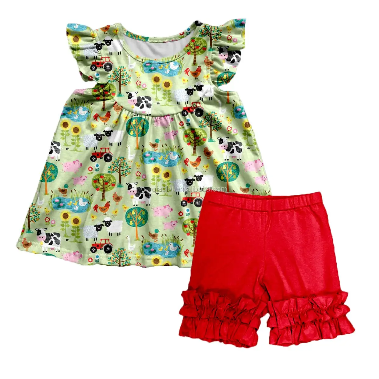 Custom Print Kids Farm Animals Tshirts And Gifts Babi Farm Clothes Baby Bodysuit Rts Buy Babi