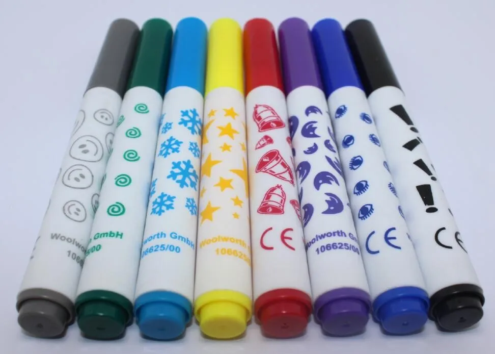 Customized Stamp Marker Pen Super Washable Ink Double Side Stamp Water