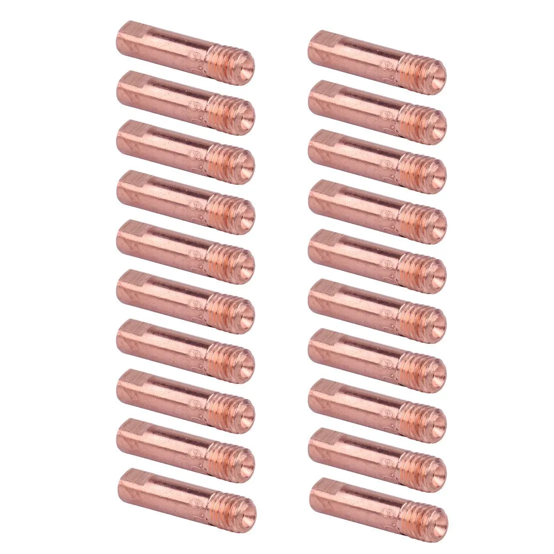 20Pcs 0.8mm Copper Contact Tips For Binzel 15AK MIG Welding Torch - Welding Gun Nozzle Tips