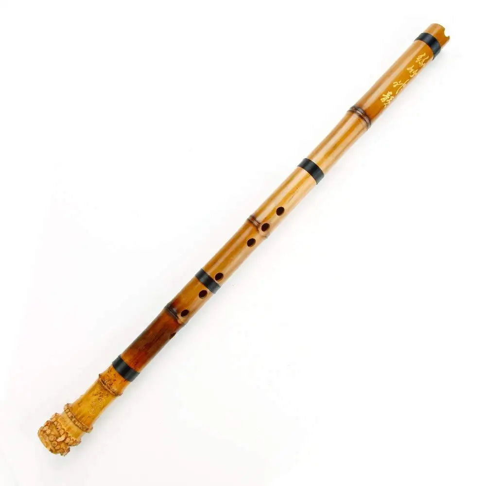 Buy Left Handed Brown Vertical Bamboo Flute Traditional Chinese Musical ...
