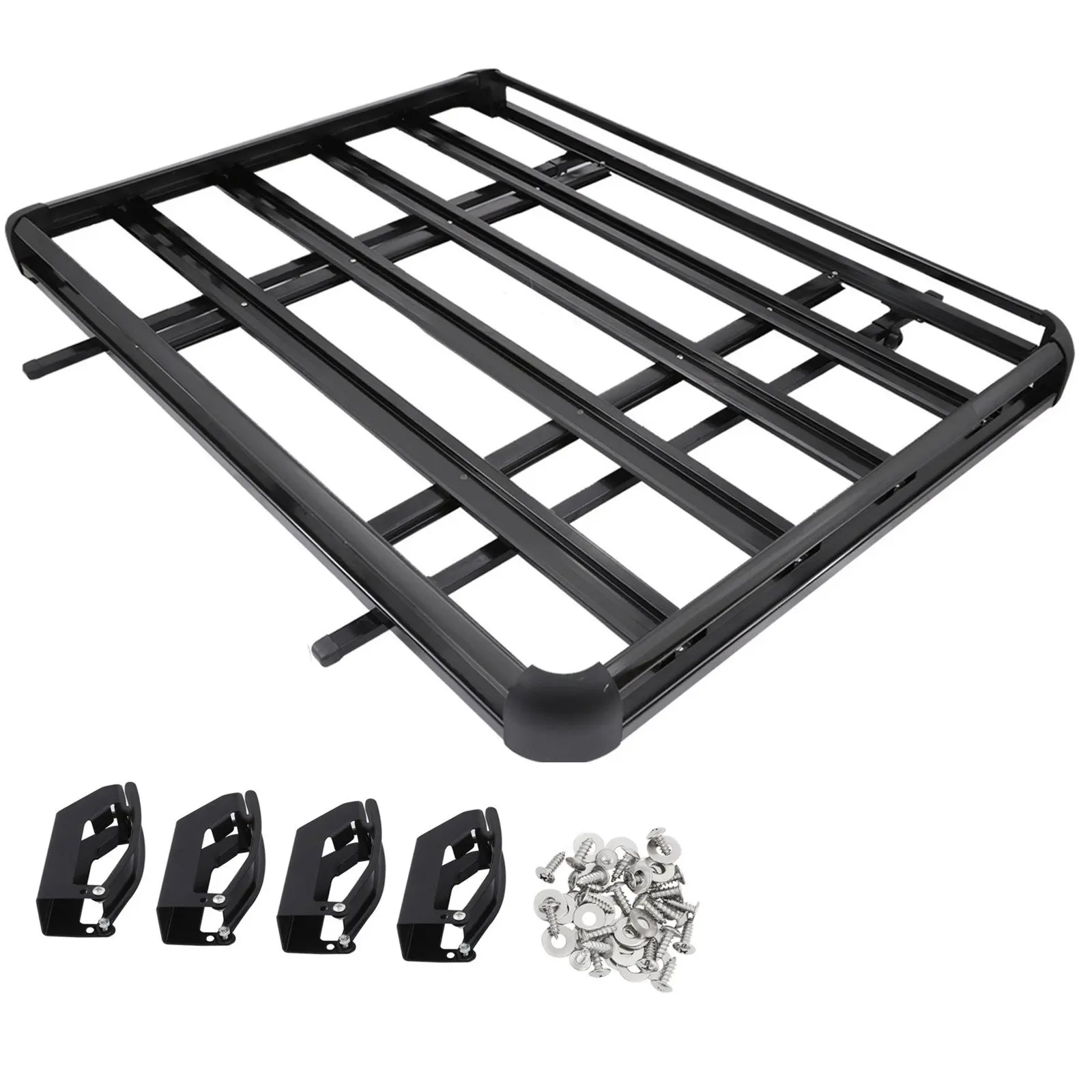 Buy BestEquip 60 x 40 Inch Roof Rack Basket Universal Aluminum Roof
