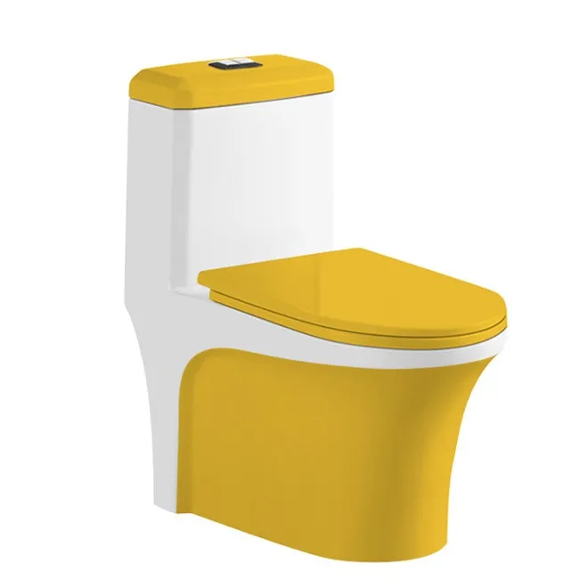 L870 Yellow Ceramic China Toilet Wc Sizes Coloured Toilets For Sale