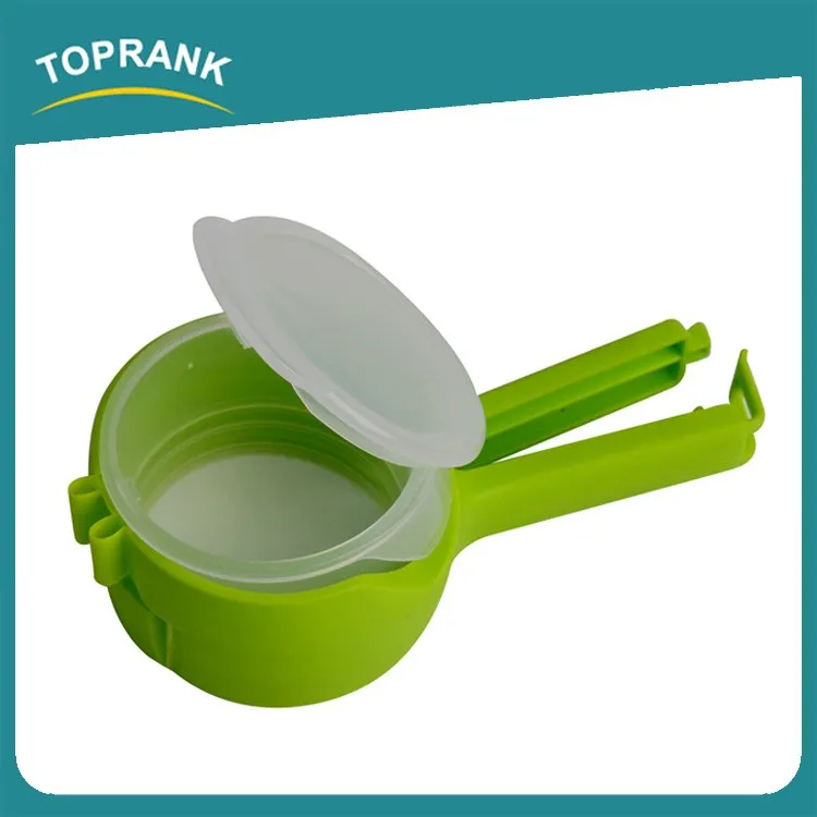 Toprank Kitchenware Colorful Airtight Food Bread Plastic Bag Closure Clip Food Bag Seal Clip