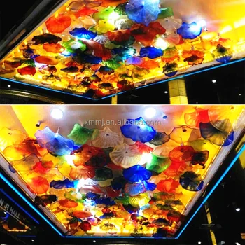Wholesale Large Hotel Decorative Ceiling Hand Blown Murano Glass
