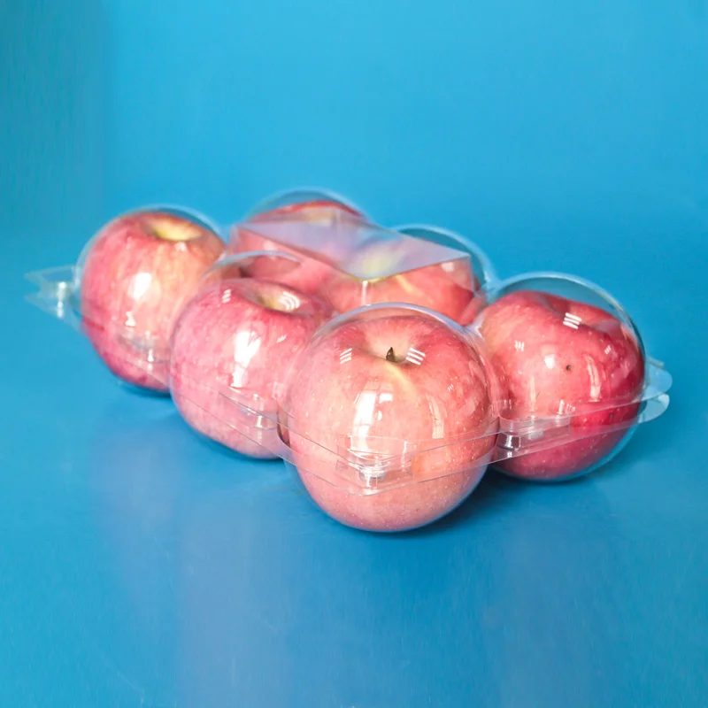 透明塑料苹果水果包装盒