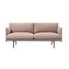 Nordic Style Hotel Lounge Furniture White Leather Sofa Set 3 Seater Leather Sofa For Living Room/