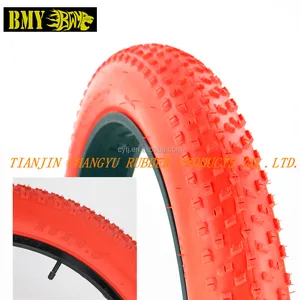 red bike tires