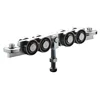 Slide Gate Internal Truck Trolley Wheel 10 rollers