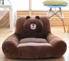 200cm plush stuffed bear animal lazy sofa for kids rest/factory direct plush cat sofa big cushion bed toy/plush bear sofa bed