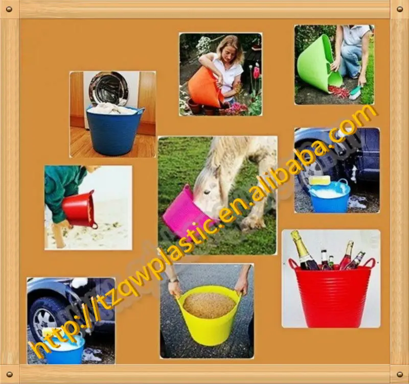 Pe Plastic Cloth Storage Buckets,Garden Water Bucket Buy Garden