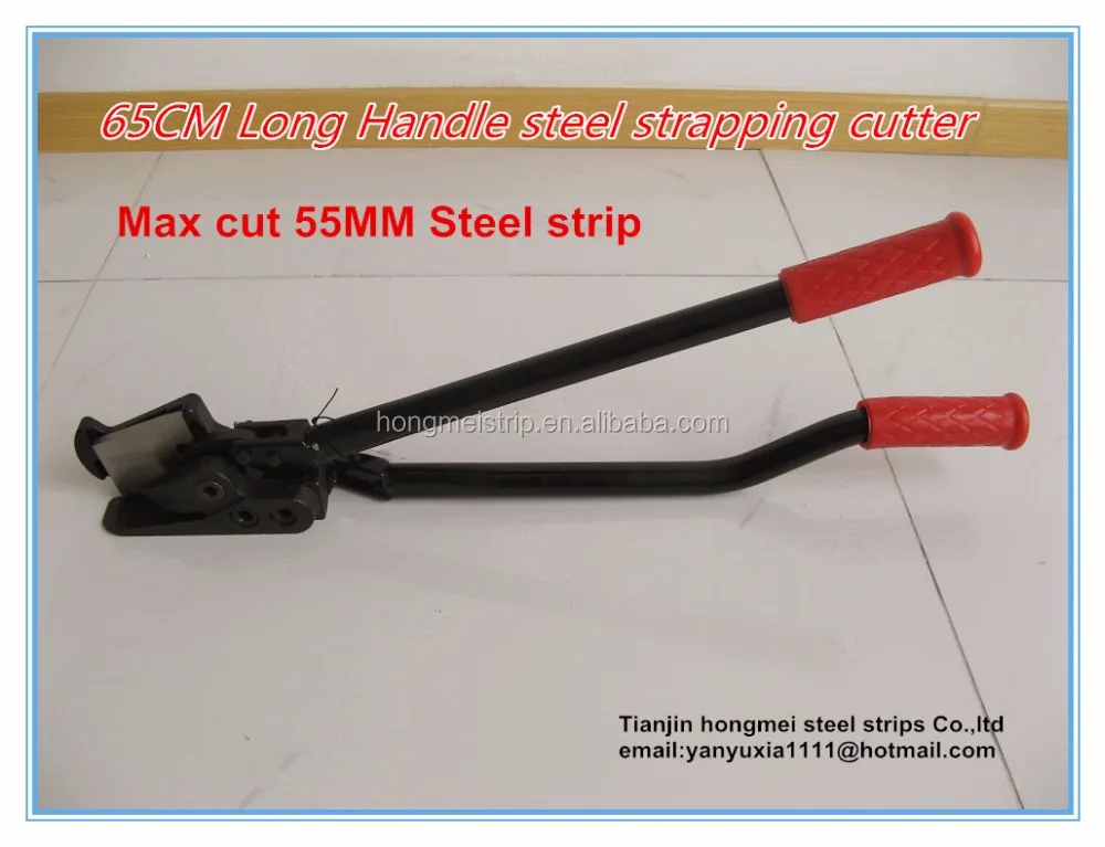 Wholesale CHINA FACTORY Heavy Duty Rubber cutter Hand tool Long handle Steel Strapping Cutter