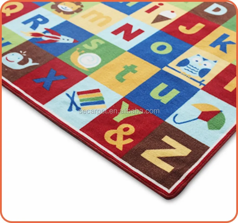 Alphabet Printed Kids Play Rug Game Baby Floor Rug Kids Rug Buy Kids