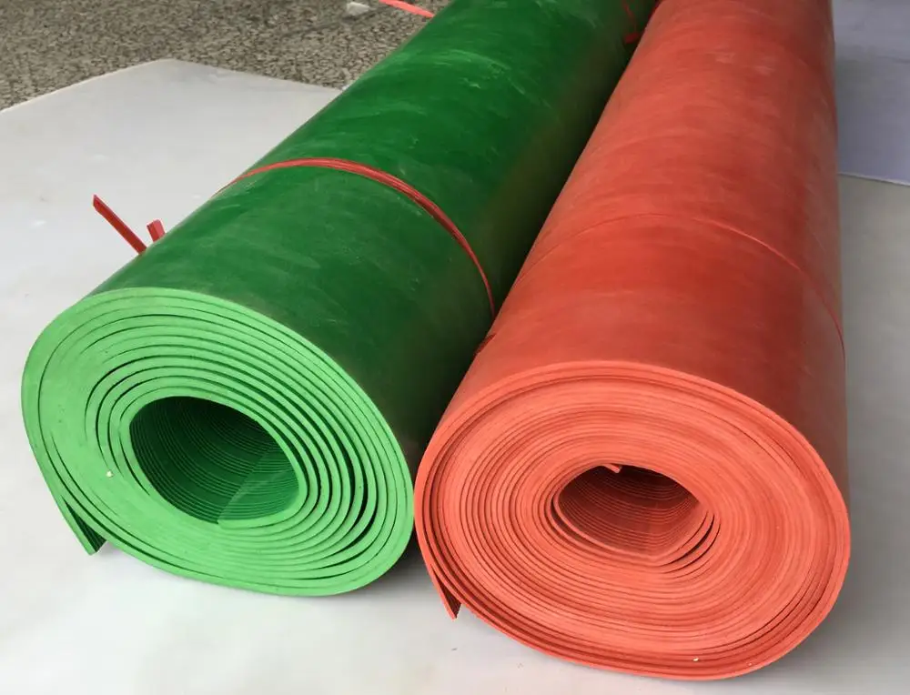 Outdoor Antislip Heat Resistant Ribbed Non Slip Waterproof 3mm Rubber