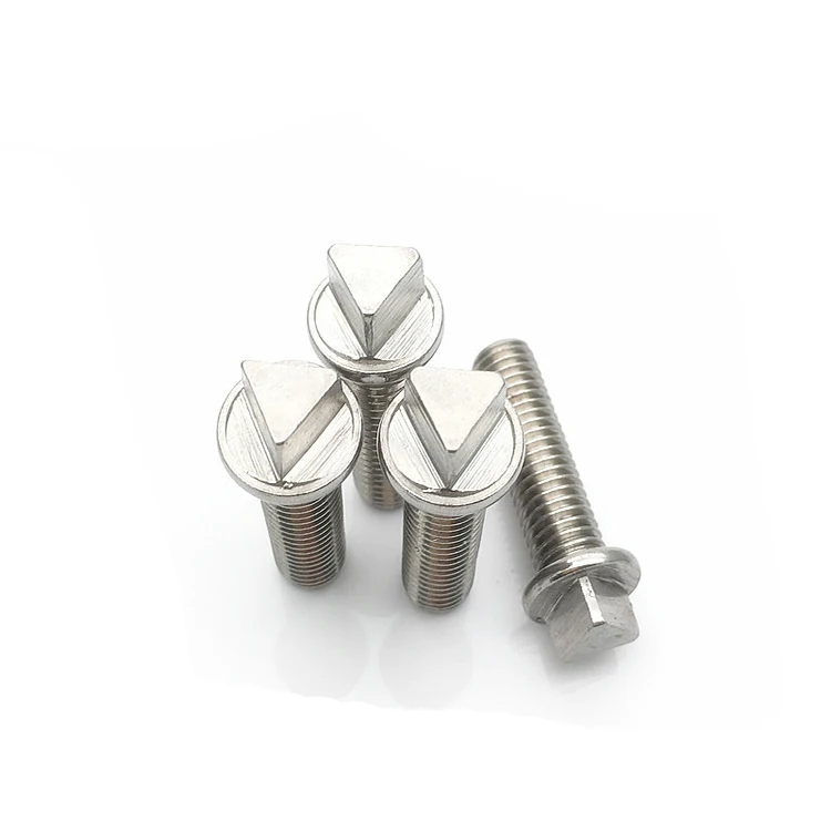 Amazon hot stainless steel triangle head bolts in fastener Products