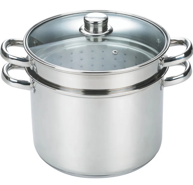 Italy Style Stainless Steel Pasta Cooking Pot Set With Strainer For