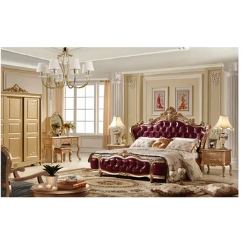 European Classic Solid Wood Gold Color Royal Bedroom Furniture Set Buy Royal Furniture Bedroom Sets Luxury Royal Bedroom Furniture Set Bedroom