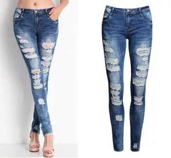 Z82279b Fahion Jeans Pent Wholesale China Denim Jeans For Women - Buy ...
