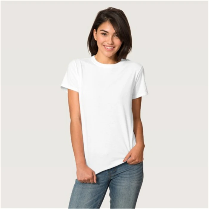 Custom 100 Cotton T Shirt Blank White Women - Buy 100 Cotton T Shirt ...