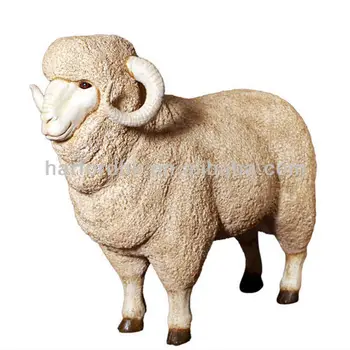 life size resin sheep