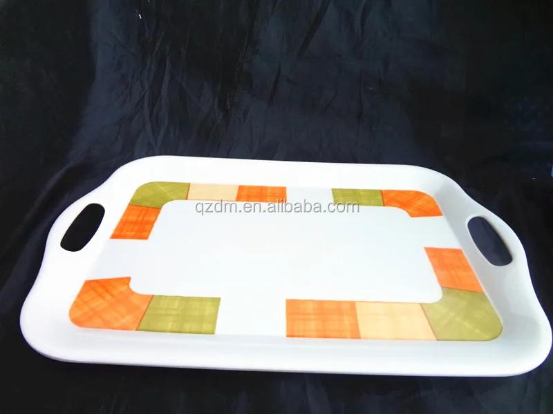 New Design Melamine Food Serving Trays