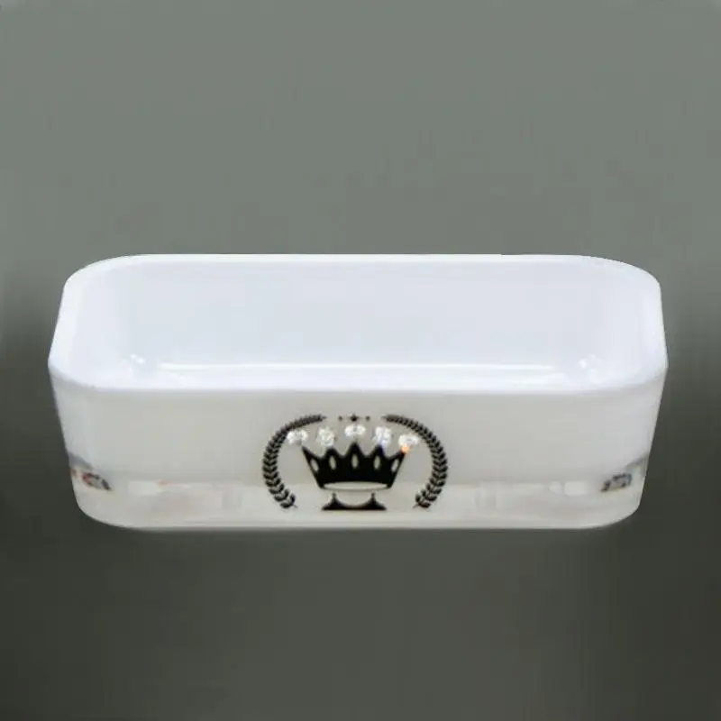 Chrome Pump Patterned White Modern Plastic Bathroom Accessories Set Chrome Pump Patterned White Modern Plastic Bathroom Accessories Set