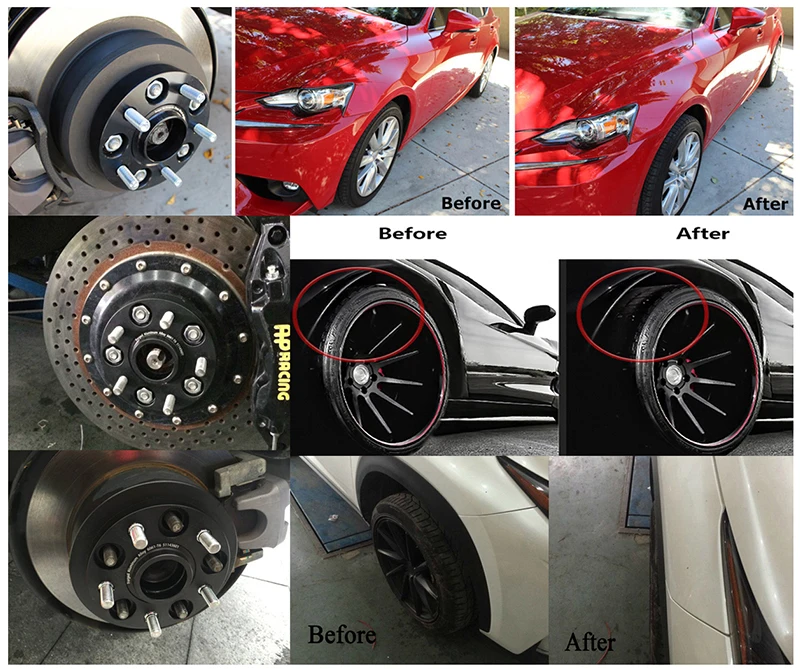 lug wheel adapter 5x114.3 to 4x100