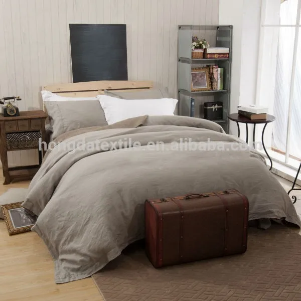Linen Duvet Cover 100 Pure Flax Oatmeal Beige Natural Bedding Twin